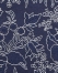 Floral Jacquard Silk Pocket Square, Navy/Silver, swatch